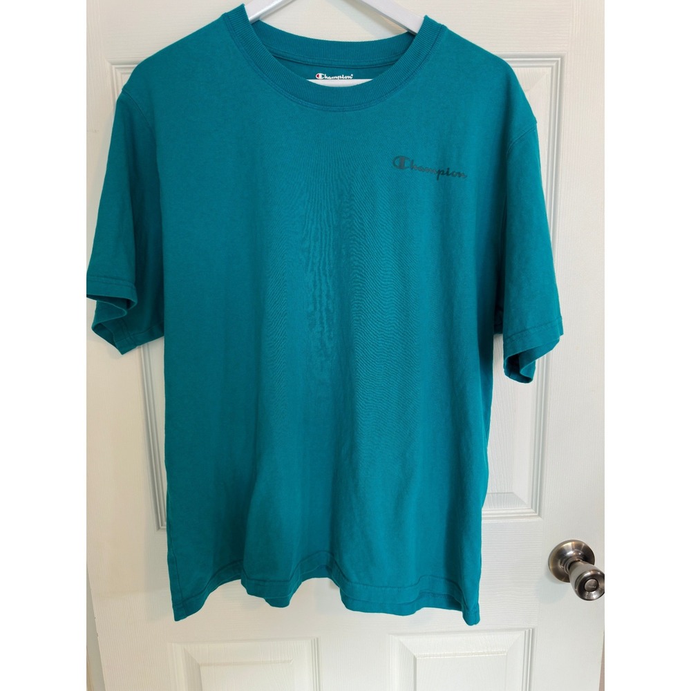 Champion‎ Men's Turquoise Graphic T Shirt XXL Authentic Athletic Gear